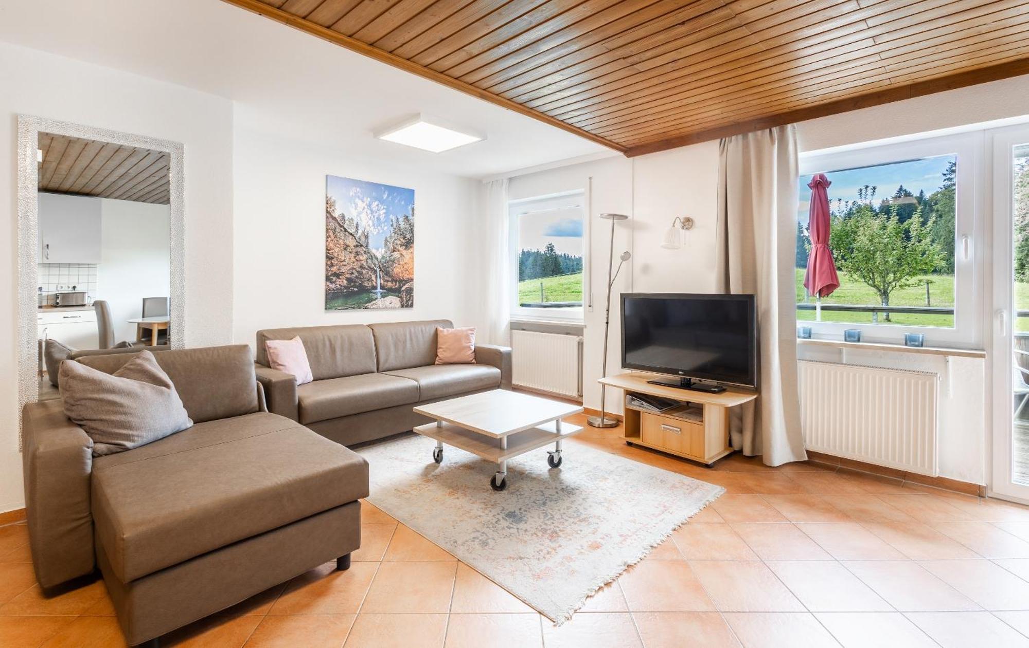 Ferienwohnungen Appartements Bergwald Scheidegg Rum bild