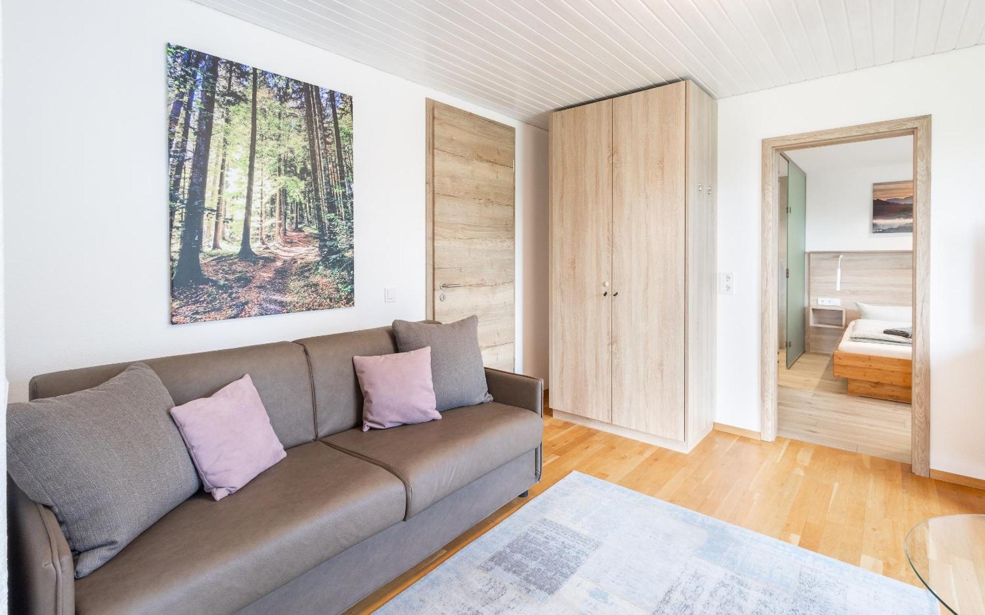 Ferienwohnungen Appartements Bergwald Scheidegg Rum bild